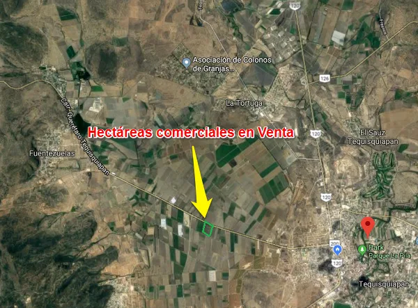 Hectáreas comerciales en Venta en Tequisquiapan (Carretera Querétaro a Tequisquiapan)